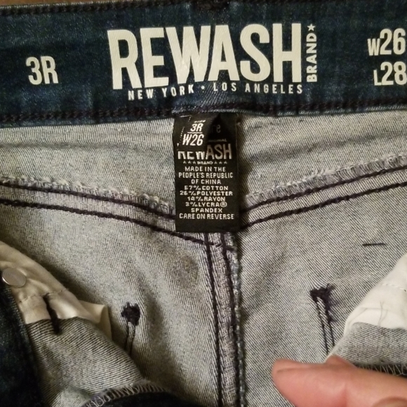 Size 3 Juniors snake print striped skinny jeans - Picture 8 of 8